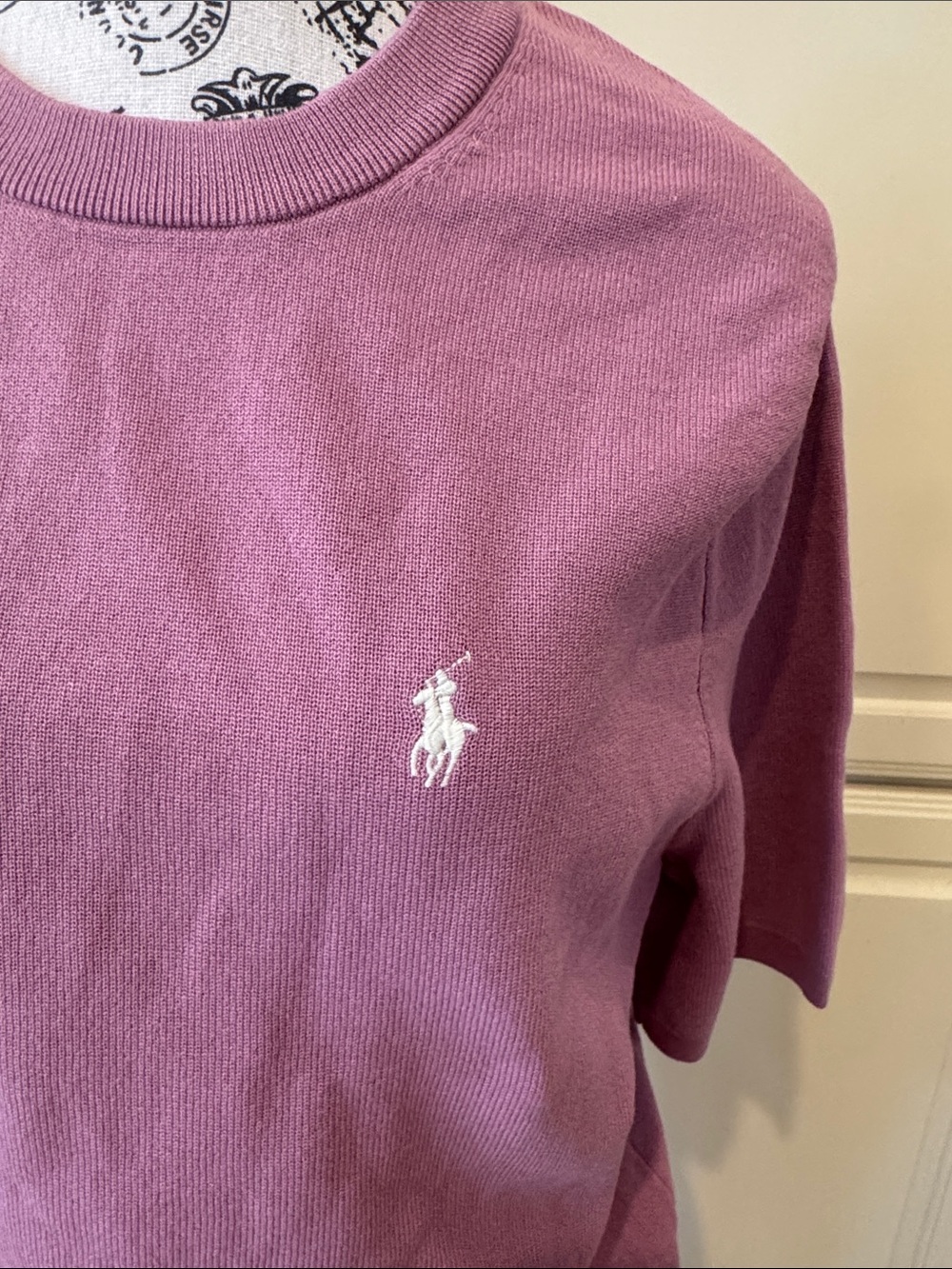 Ralph Lauren Lavender Crewneck Polo Player Tee ( uni sex) - Picture 2 of 5